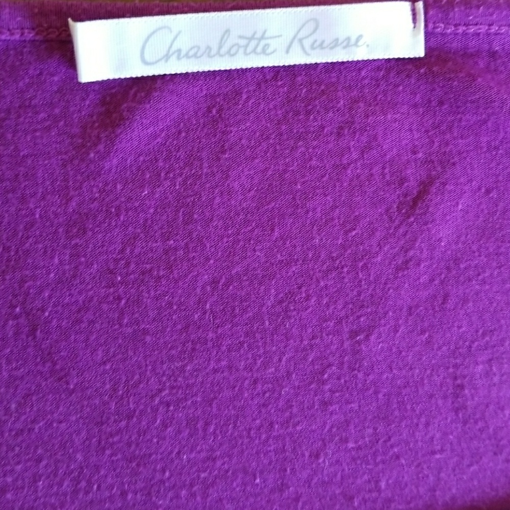 Charlotte Russe purple top - Picture 8 of 8